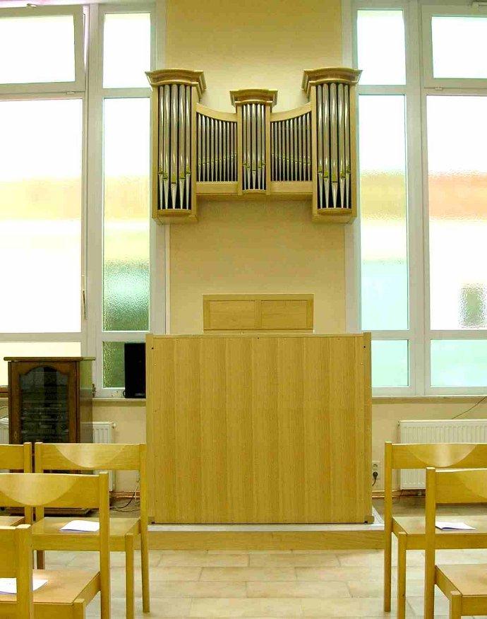 Orgelhuis Delobelle: Menen - Protestantse Kerk